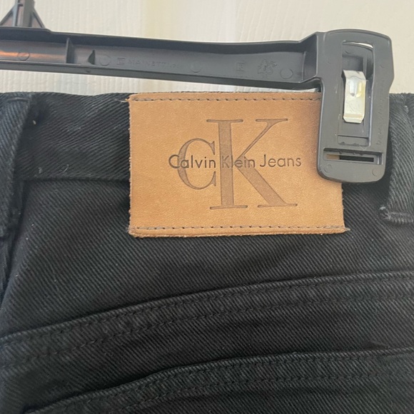 Vintage black Calvin Klein straight leg denim size 4 - Picture 4 of 8